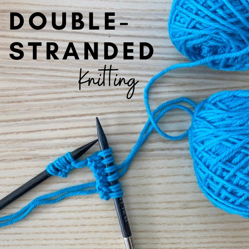 How to knit the Double Garter Rib (only two rows)- So Woolly