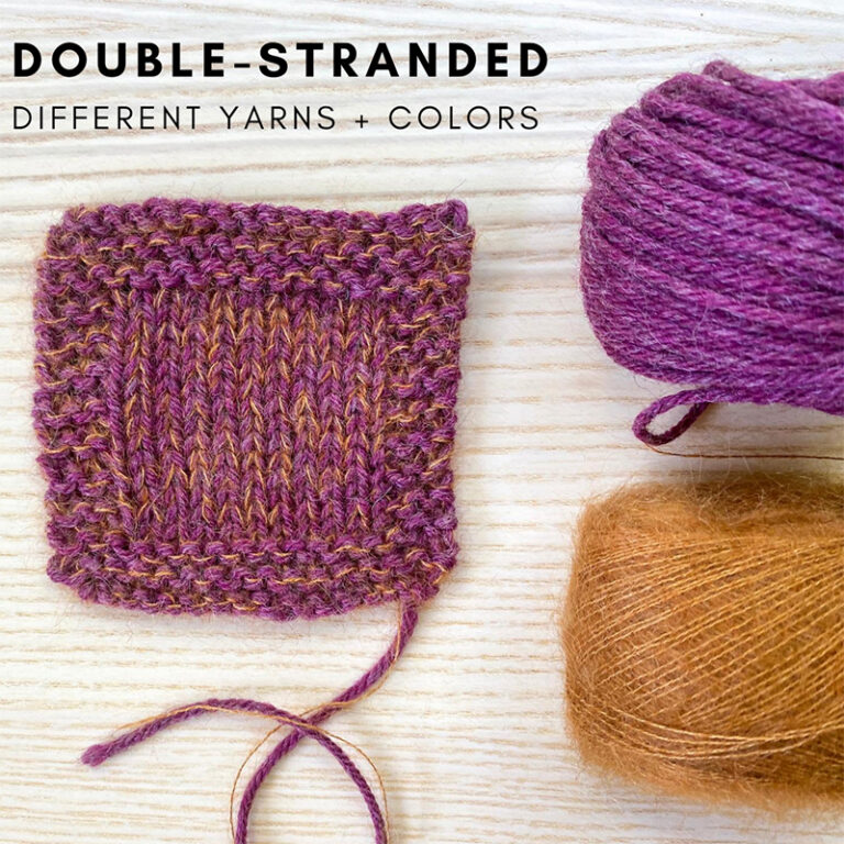Double Stranding 101 Elizabeth Smith Knits