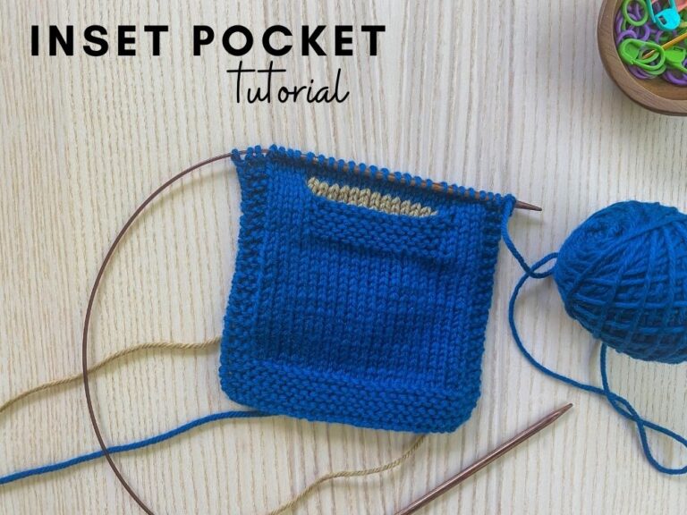 Inset Pocket Tutorial Elizabeth Smith Knits