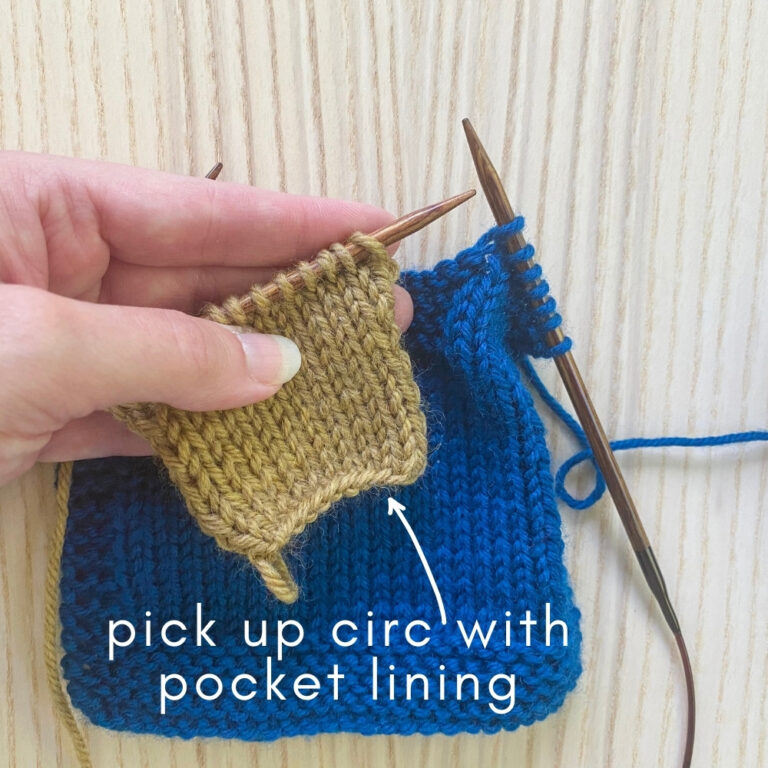 Inset Pocket Tutorial Elizabeth Smith Knits