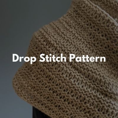 Drop stitch pattern