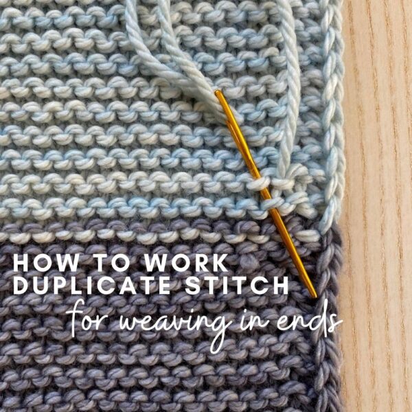 Duplicate Stitch For Weaving in Ends – Elizabeth Smith Knits