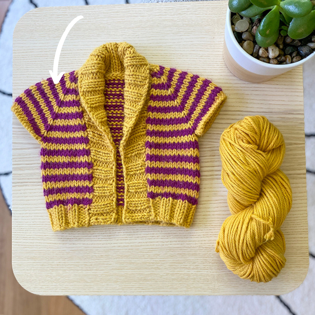 Free Top Down Crochet Sweater Pattern - [Top Down Yoke] Life + Yarn