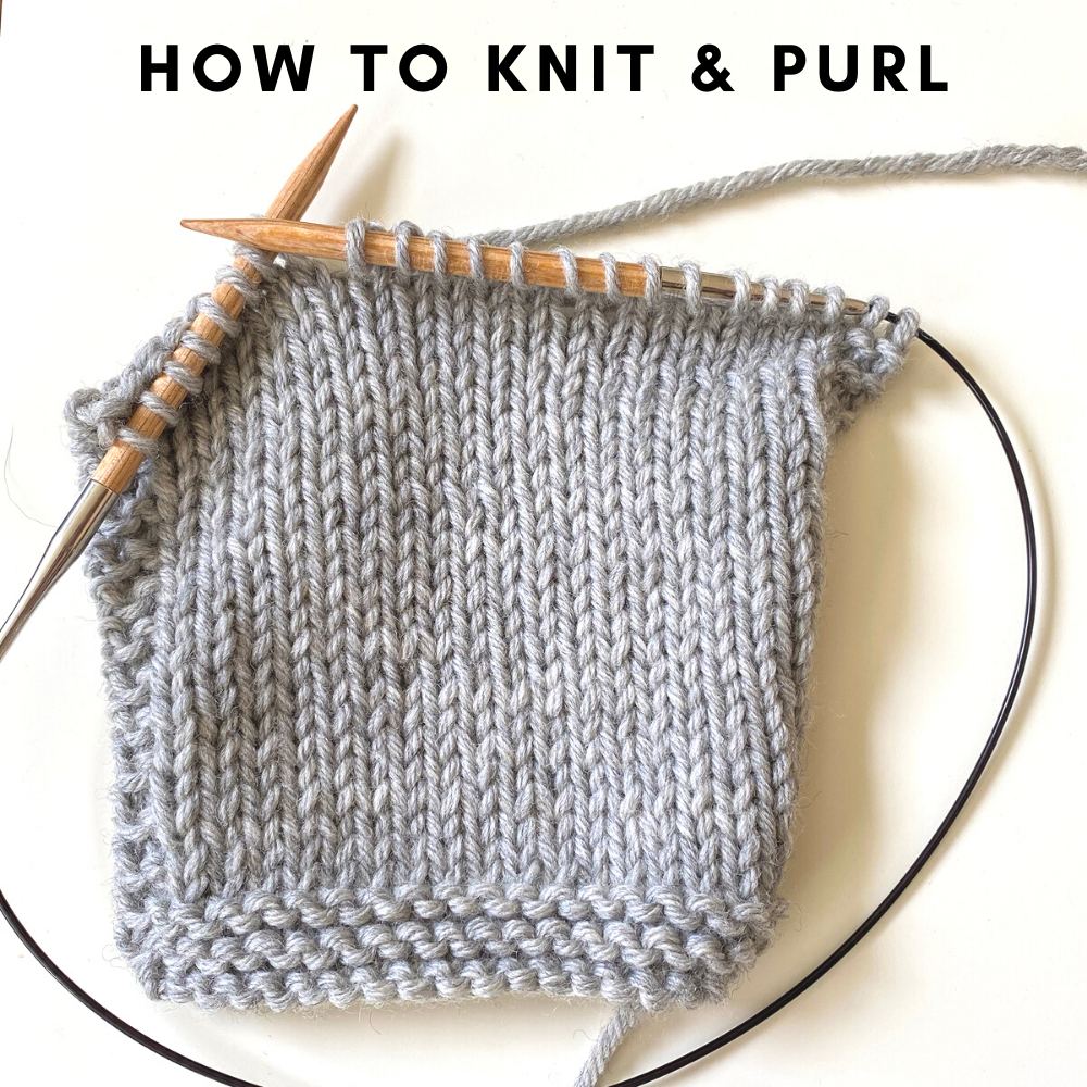 How to Knit and Purl – Elizabeth Smith Knits