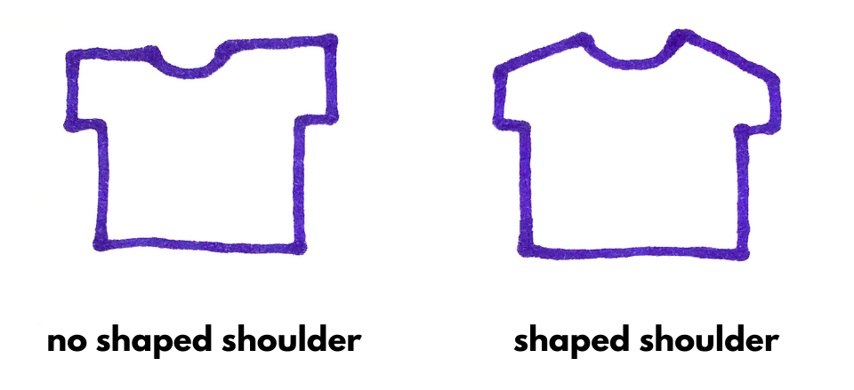 Short Rows in Shoulder Shaping – Elizabeth Smith Knits