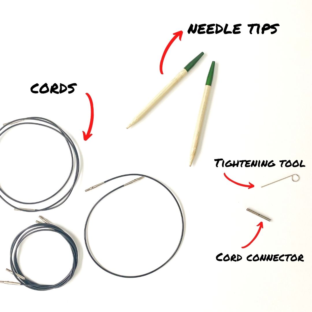 Cable for Interchangeable Circular Needles, Accessories