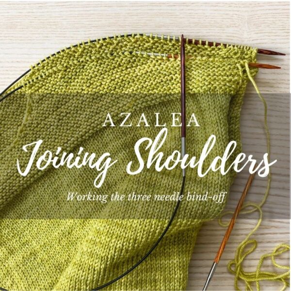 Joining Shoulders in Azalea – Elizabeth Smith Knits