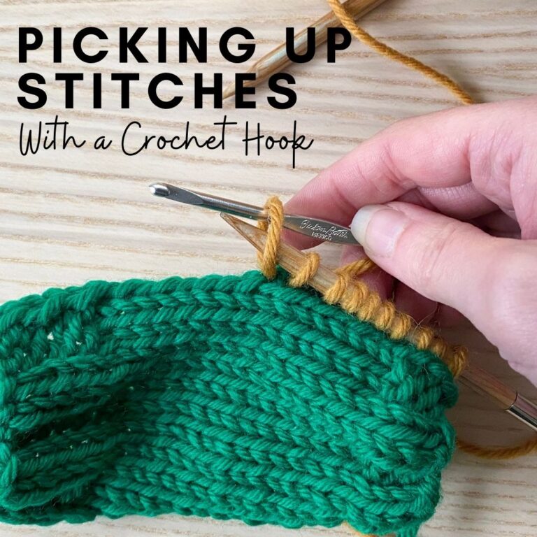 Pickup and Knit with a Crochet Hook Elizabeth Smith Knits