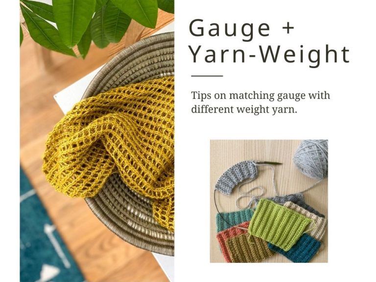One yarn, three gauges Elizabeth Smith Knits