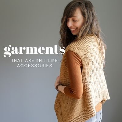 Vest PATTERN Easy to Knit, Advanced Beginner to Intermediate