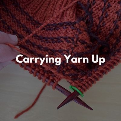 carrying yarn up